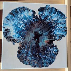 Handmade Acrylic Painting Abstract Canvas Art 12×12